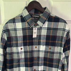 Express Men's Casual Button Down Shirt